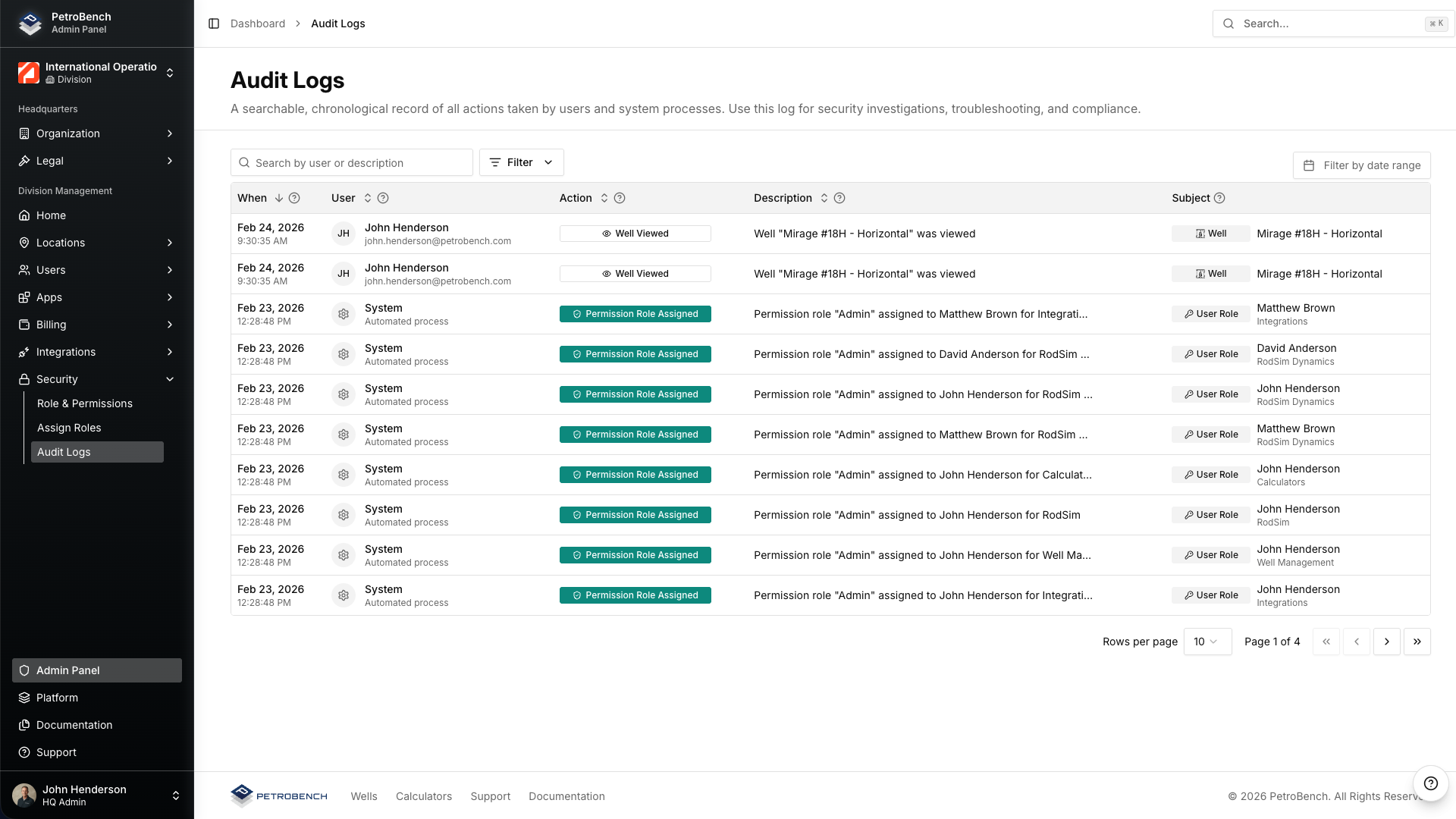 Jejak audit sedia pematuhan