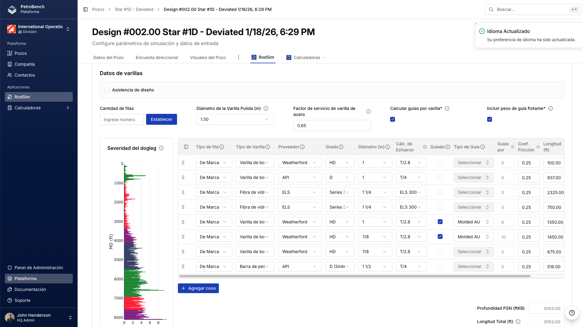 Antaramuka disetempat ke Sepanyol